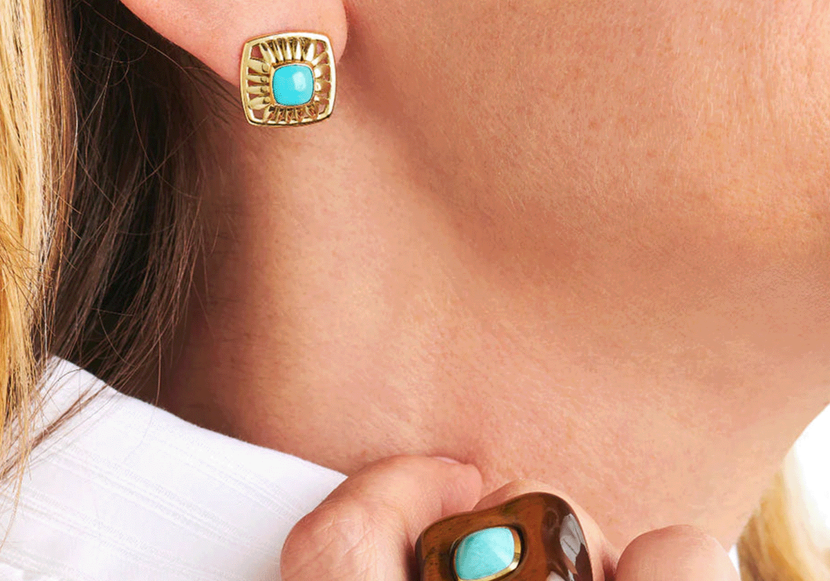 Shannon Green Earrings